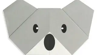 How to make origami Koala face