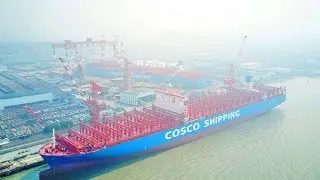 Ultra-large container ship to strengthen China's position in shipbuilding industry
