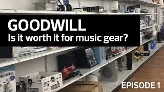 Can you find music gear at Goodwill?