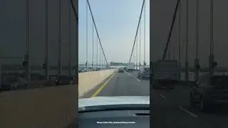 Throgs Neck Bridge Dashcam drive from Queens to Bronx in morning rush hour