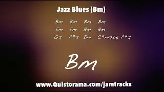 Latin Jazz Blues Backing Track | B Minor