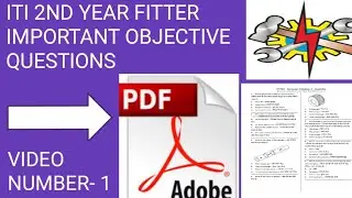 ITI second year fitter important objective question free PDF download my telegram channel