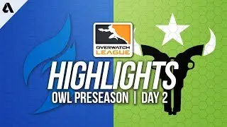 Dallas Fuel vs Houston Outlaws | Overwatch League Preseason Highlights Day 2