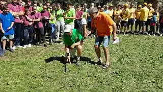 Italia e Regioni 6/8 settembre 2019. Enna. Giochi popolari. Gara di Leppa