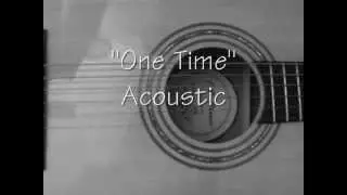 One Time Justin Bieber Acoustic Version Cover Karaoke with Lyrics (Description box)