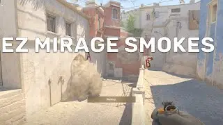 CS2 Mirage - Best SMOKES to USE !