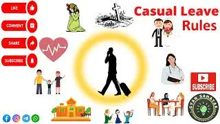 Casual Leave Rules | Leave Rules for Central Govt Employees| CL| Gyan Sahayak
