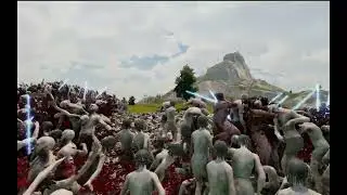 [UEBS 2] 2000 JEDI VS 5000 ZOMBIE | EPIC BATTLE