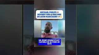Michael Phelps 🇺🇸 revient sur le record olympique de L&eacute;on Marchand 🇫🇷🥇#jo #natation #france