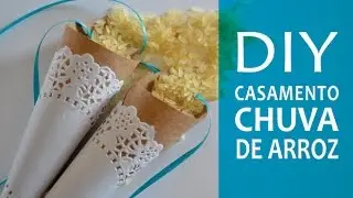 DIY casamento: Faça você mesmo chuva de arroz