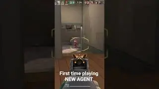 Quick 4 piece in my first game with the NEW AGENT🔥 #valorant #valorantmobile