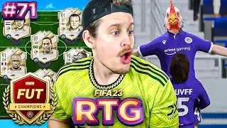 I used a 352 FULL Icon Squad and went 8-2 in WL Qualies!! FIFA 23 RTG #71