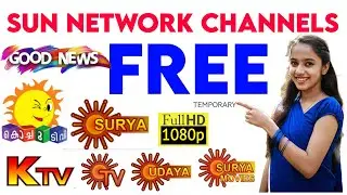 Sun network tv channels | Measat 3 @91.5&deg;e new update | Temporary free now Sun network tv channels