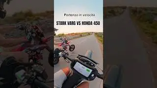Stark Varg Vs HONDA 450 🤯 #elettric #stark#honda#450