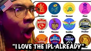 AMERICAN Tries to Understand Every IPL Team for the FIRST TIME… This League Is INSANE 😳🔥