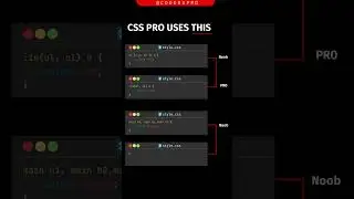 How professional write CSS 