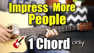 Impress More People With This TRICK 🔥 - 1 CHORD / SHAPE ONLY-Any one can play guitar-Unlimited songs