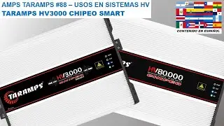 AMPS TARAMPS #88 - USO AMPLIFICADOR ALTO VOLTAJE TARAMPS HV 3000 CHIPEO SMART SISTEMA HV