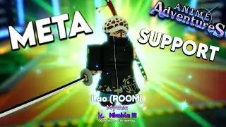 Showcasing New Evolved Lao Room Is INSANELY Good Support In Anime Adventures Update 13! Roblox