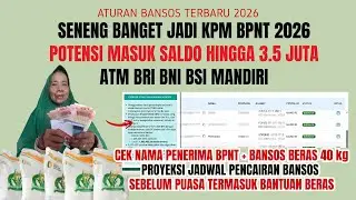 NAMA NAMA PENERIMA BPNT TAHAP 1 + BERAS 40KG CAIR SEBELUM PUASA 2026! CEK NAMAMU SEBAGAI PENERIMA