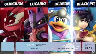極冠ダブルス#3〈WSF〉 tama/Tsu（Tsu / tama） VS 中堅キャラには勝てよ笑（カービィすきだよ / 佐川）【スマブラSP】