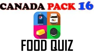 Food Quiz Pack 16 ( CANADA ) - All Answers - Walkthrough ( By Taplane INC )