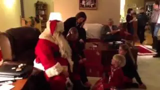 Christmas Eve 2012 with Santa