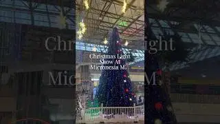 Micronesia Mall Christmas Light Show 🎄 | Colorful Lights & Magical Snowfall in Guam