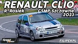 🔥RENAULT CLIO HILLCLIMB! R. Rosiek (GSMP Szczawne 2023) | Action by Speed & Power