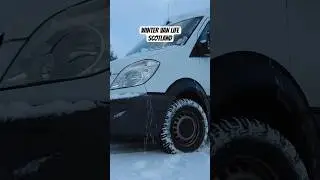 WINTER VAN LIFE SCOTLAND #vanlifeuk #wintervanlife