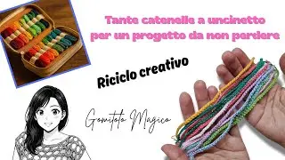 Non crederai mai cosa ho realizzato con delle catenelle a uncinetto #crochet  #uncinetto