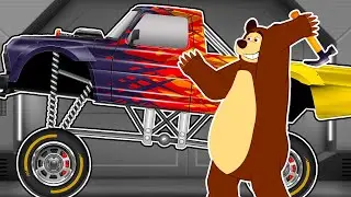 Ultimate Monster Truck Design ⚡🚗|  Garage Madness | Vehicles Funny Animation
