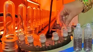 How to make Single Use Plastic Bottles |Automatic plastic mineral water bottle manufacturing machine