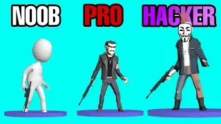 Gun Gang - NOOB vs PRO vs HACKER