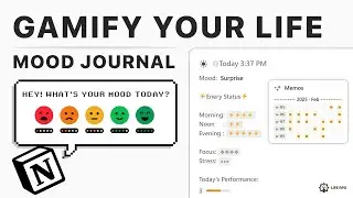 Build a Gamified Daily Journal Tracking System in Notion LiFE RPG