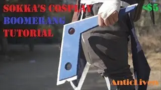 Simple Quick Budget Sokka's Boomerang!!! (DIY)