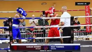 Karan Sembhi vs Max Tomines - 2025 Boxing Canada Nationals - Session 5