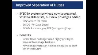 Oracle E-Business Suite and Oracle 12c Security