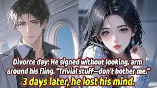 Divorce day: He signed without looking, arm around his fling. “Trivial stuff—don’t bother me.....