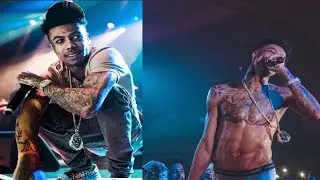 Blueface Performing In LA