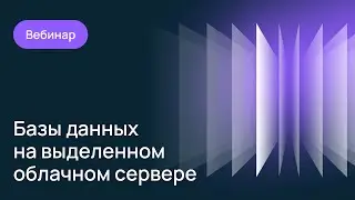 Базы данных на выделенном облачном сервере