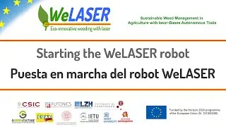 Starting the WeLASER robot.