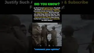 Japan&rsquo;s Secret Underwater Suicide Weapon || #shorts #ww2 #warshorts #history #ww2history