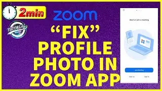 How To Fix Profile Photo Error in Zoom: A Step-by-Step Guide 2023