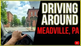 Driving around Meadville, Pennsylvania