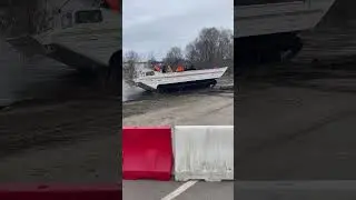 Ока переправа на амфибии