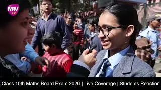 📚 CBSE Class 10th Maths Board Exam 2026 | Live Coverage | Students Reaction
