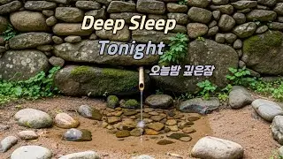 Spring Water Sounds for Deep Sleep🌙 | Relaxing Night Ambience