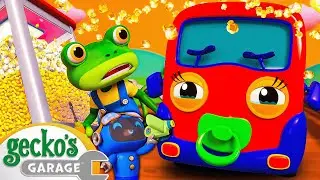 Brave Baby Truck | Gecko's Garage | Cartoons For Kids | Toddler Fun Learning