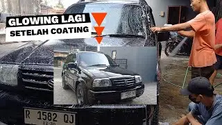 Poles Mobil Hitam Suzuki Escudo 2.0 Nano Ceramic Coating 9H Auto Detailing Mobil  Salon mobil Full
